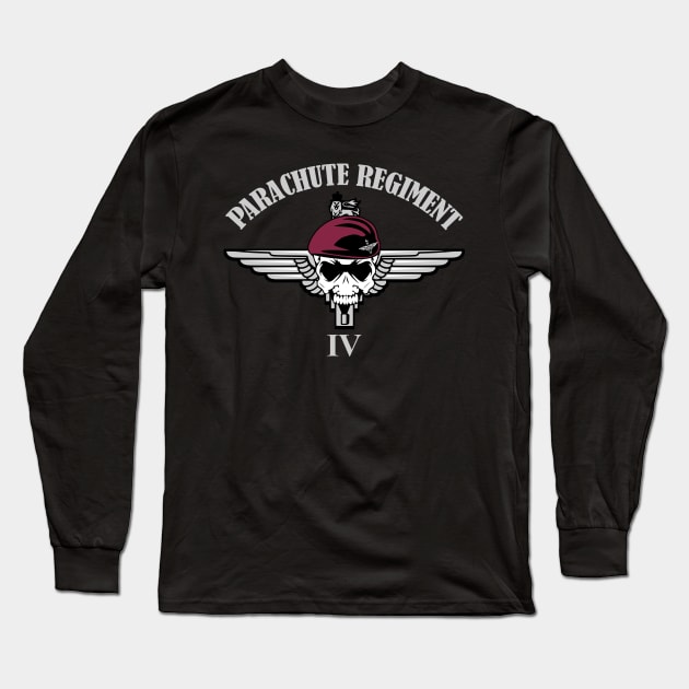 Parachute Regiment – 4th Battalion (4 PARA) Long Sleeve T-Shirt by TCP